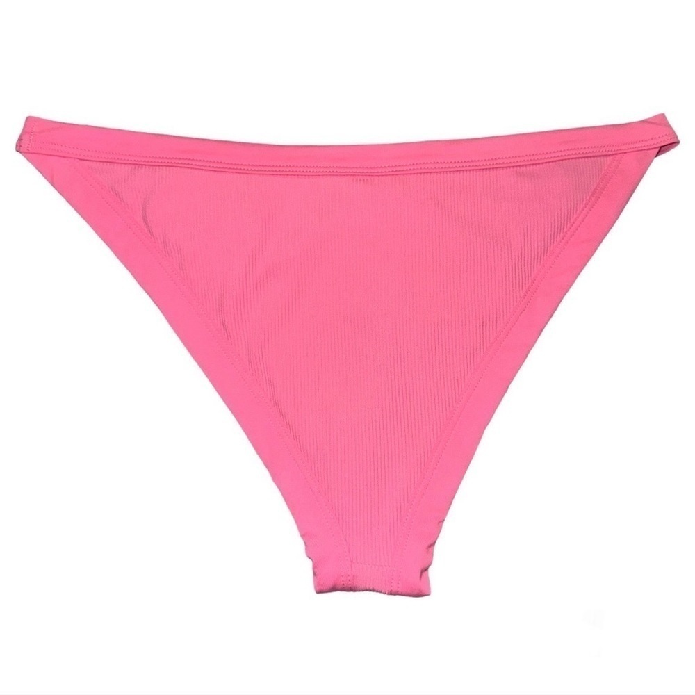 L*Space Vacay Classic Bikini Bottom Size Large Color Guava - Picture 7 of 10